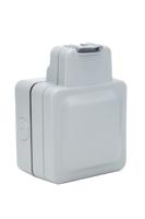 k56486gry MK Electric Grey 1 Gang Plug Socket, 13A, Type G - British, Outdoor Use