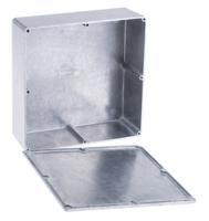 1590f Hammond 1590 Series Natural Die Cast Aluminium Enclosure, IP54, Natural Lid, 188 x 188 x 67mm