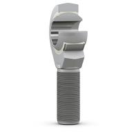 sakb-6-f SKF SAKB M6 x 1 Male Steel Rod End, 6mm Bore, 48mm Long, Metric Thread Standard, Male Connection Gender