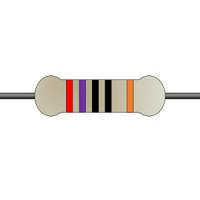 mf0207fte52-270r Yageo 270Ω Metal Film Fixed Resistor 0.6W ±1% MF0207FTE52-270R