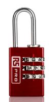 196-3965 RS PRO Combination Aluminium Combination Padlock, 3mm Shackle, 23mm Body