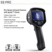 flir-e8-pro FLIR E8 PRO Thermal Imaging Camera, -20°C → 550°C, 320 x 240pixel Detector Resolution