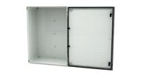 192-7121 RS PRO Fibreglass Reinforced Polyester Wall Box, IP66, 800 mm x 600 mm x 300mm