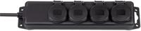 1159961 brennenstuhl Type E - French 4 Gang Distribution Unit, 2m Cable, No, 16A, 230 V, No, Surge Protected