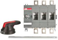 ot160ev12p-1sca120529r1001 ABB 3P Pole Base Mounting Isolator Switch - 200A Maximum Current, 144kW Power Rating, IP65