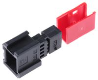 284869-1 TE Connectivity, Micro Quadlok System Automotive Connector Plug Black Cable Mount 8 Way