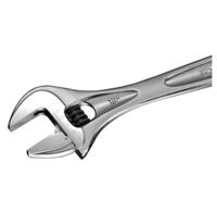 113a15c Facom Adjustable Spanner, 380 mm Overall, 44mm Jaw Capacity, Metal Handle