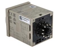 h3cr-a-ac24-48dc12-48 Omron H3CR Series DIN Rail, Panel Mount Timer Relay, 12 → 48 V dc, 24 → 48V ac, 2-Contact, 0.05 s