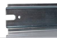 248-1131 RS PRO Steel Unperforated DIN Rail, Top Hat Compatible, 125mm x 35mm