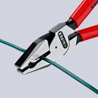 02-02-200 Knipex Combination Pliers, 200 mm Overall, Straight Tip