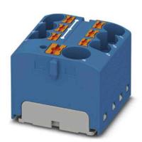 3273858 Phoenix Contact Distribution Block, 7 Way, 6mm², 32A, 450 V, Blue