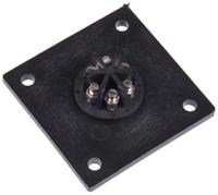 px0767p Bulgin Circular Connector, 6 Contacts, Flange, Standard Connector, Plug, Male, IP68, Standard Buccaneer Series