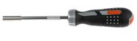 808050p Bahco 1/4 in Hexagon Hexagon Ratchet Screwdriver, 260 mm length Stainless Steel