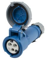 540 MENNEKES, AM-TOP IP67 Blue Cable Mount 3P Industrial Power Socket, Rated At 16A, 230 V