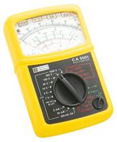 p01196521f Chauvin Arnoux CA 5001 Handheld Analogue Multimeter, 1000V ac Max - UKAS Calibrated