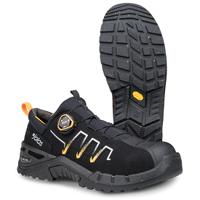 9995-43 Jalas 9995 Unisex Black, Orange Aluminium Toe Capped Safety Shoes, UK 9, EU 43