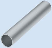 100941581000 Rose+Krieger Silver Steel Round Tube, 1000mm Length, Dia. 48mm, Series GT 48