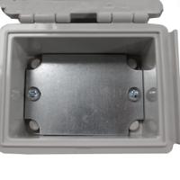 chdasmp33 CAMDENBOSS Steel, 2mm H, 224mm W, 129mm L for Use with X SERIES HEAVY DUTY ENCLOSURES
