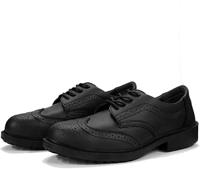 rs500008 RS PRO Men's Black Steel Toe Capped Safety Shoes, UK 8, EU 42