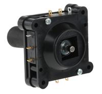1v1-5f-11-87 APEM 2-Axis Joystick Switch Conical, Momentary, IP65 250V ac