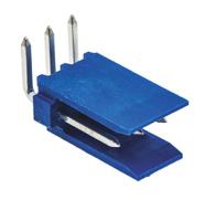 281698-3 TE Connectivity AMPMODU HE14 Series Right Angle Through Hole PCB Header, 3 Contact(s), 2.54 mm Pitch, 1 Row, Shrouded