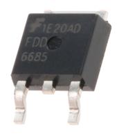 fdd6685 onsemi PowerTrench Type P-Channel MOSFET, 11 A, 30 V Enhancement, 3-Pin TO-252