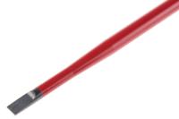 10155 Wiha Slotted Insulated Screwdriver, 6,5 mm Tip, 150 mm Blade, VDE/1000V, 268 mm Overall