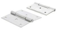 330-8307 Pinet Stainless Steel Butt Hinge, Screw Fixing, 80mm x 80mm x 2.5mm