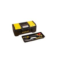 1-79-216 Stanley One Touch 2 drawers  Plastic Tool Box, 410 x 410 x 218mm