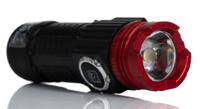 219-8130 RS PRO LED Torch Black, Red - Rechargeable 600 lm, 74 mm