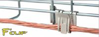 fclip16-35 MECATRACTION Earthing Bonding Clip Steel Cable Tray Accessory