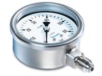 mex3-d21b15 Bourdon G 1/4 Analogue Pressure Gauge 1bar Bottom Entry 63mm Outside Diameter
