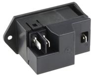dd1101141111 Schurter C14 Panel Mount IEC Connector Male, 10A, 250 V, Fuse Size 5 x 20mm