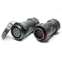 304-329 RS PRO Circular Connector, 10 Contacts, In-Line Cable Mount, SP29 Connector, Plug, Socket, Male/Female, IP68, SP29