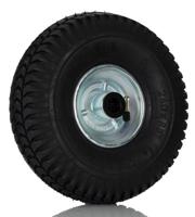 858-900 RS PRO Black Rubber Shock Absorbing Trolley Wheel, 200kg