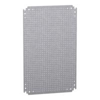nsymf64 Schneider Electric PanelSeT Series Perforated Mounting Plate, 550mm H, 365mm W for Use with Spacial CRN, Spacial S3D,