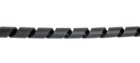 161-41153-sbpe6d-bk HellermannTyton Spiral Wrap, I.D 6mm, 40mm Polyethylene SBPE Series