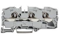 2016-1301 WAGO  TOPJOB S, 2016 Series Grey, 16mm², Single-Level, Push-In Cage Clamp Termination, ATEX, IECEx