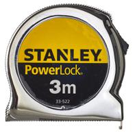 0-33-522 Stanley PowerLock 3m Tape Measure, Metric