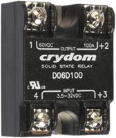 d06d100 Sensata Crydom D06D Series Solid State Relay, 100 A Load, Surface Mount, 60 V dc Load, 32 V Control