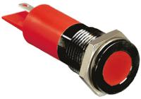 703-9058 RS PRO Red Panel Mount Indicator, 6 → 36V dc, 14mm Mounting Hole Size, Solder Tab Termination, IP67