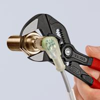 86-01-180 Knipex Plier Wrench, 180 mm Overall, Angled, Straight Tip, 40mm Jaw