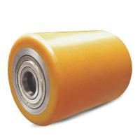 23-062-075b20 Guitel Hervieu Grey, Yellow Polyurethane Abrasion Resistant Trolley Wheel, 600kg