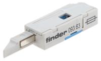 09363 Finder 6A Rail Mount Fuse Holder for 5 x 20mm Fuse, 1P, 250V ac