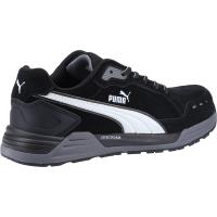 644650 Puma Safety 6446 Men's Black Toe Capped Safety Shoes, UK 12, EU 47
