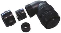 ipt08am14-19sphm11f7 Glenair, Copper Alloy Right Angle 19 Way Cable Mount MIL Spec Circular Connector Plug, Socket Contacts,Shell Size 14,