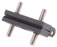 54-a-3031 Pinet Polyamide Butt Hinge, Bolt-on Fixing, 40mm x 40mm x 5mm