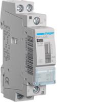 erd225 Hager ERD Contactor, 24 V Coil, 2-Pole, 25 A, 4.6 kW, 2NO