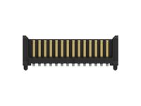 284257-e ERNI 284257 Series Vertical Surface PCB Header, 14 Contact(s), 0.8 mm Pitch, 1 Row, Shrouded
