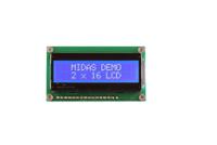 mc21605h6w-bnmlw33-v2 Midas MC21605H6W-BNMLW3.3-V2 Alphanumeric LCD Display, 2 Rows by 16 Characters